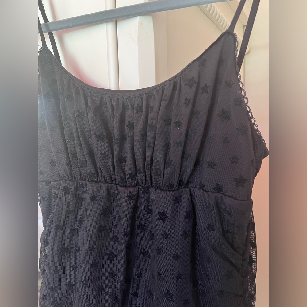 Altar’d State Starry Night Mini Dress ✨ | Size S | Mesh & Ruffles! - Picture 2 of 4